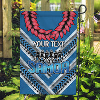 Custom Manuma Samoa Rugby Garden Flag Ula fala Samoan Siva Tau Tribal