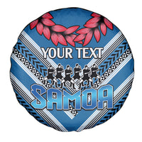 Custom Manuma Samoa Rugby Spare Tire Cover Ula fala Samoan Siva Tau Tribal