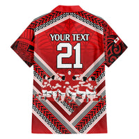 Custom Tonga Rugby Hawaiian Shirt Tonga Sipi Tau Ngatu Tribal Pattern LT9 - Polynesian Pride