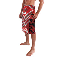 Custom Tonga Rugby Lavalava Tonga Sipi Tau Ngatu Tribal Pattern