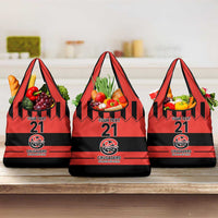 New Zealand Rugby Pacific Custom Grocery Bag Whatumoana Classic Retro 2025 LT9 3-pack One Size Red - Polynesian Pride