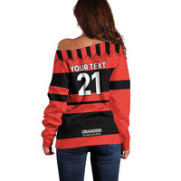 New Zealand Rugby Pacific Custom Off Shoulder Sweater Whatumoana Classic Retro 2025 LT9 - Polynesian Pride
