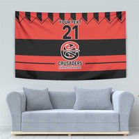 New Zealand Rugby Pacific Custom Tapestry Whatumoana Classic Retro 2025 LT9 - Polynesian Pride