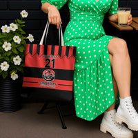 New Zealand Rugby Pacific Custom Tote Bag Whatumoana Classic Retro 2025 LT9 - Polynesian Pride