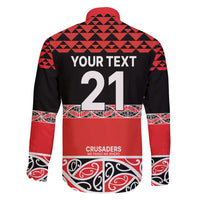 New Zealand Rugby Pacific Custom Family Matching Tank Maxi Dress and Hawaiian Shirt Whatumoana Maori Kowhaiwhai Pattern LT9 - Polynesian Pride
