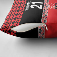 New Zealand Rugby Pacific Custom Pillow Cover Whatumoana Maori Kowhaiwhai Pattern LT9 - Polynesian Pride