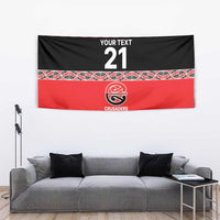 New Zealand Rugby Pacific Custom Tapestry Whatumoana Maori Kowhaiwhai Pattern LT9 - Polynesian Pride