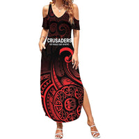 New Zealand Rugby Pacific Custom Family Matching Summer Maxi Dress and Hawaiian Shirt Whatumoana Maori Tribal Tattoo