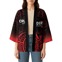 New Zealand Rugby Pacific Custom Kimono Whatumoana Maori Tribal Tattoo - Polynesian Pride