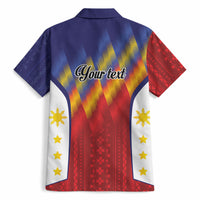 Personalized Philippines Eight Rays Sun Hawaiian Shirt Traditional Filipino Igorot Pattern Motif