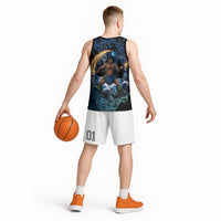 Samoa Siva Afi Basketball Jersey Fireknife Fire Dance Pacific Tribal Motif