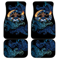 Samoa Siva Afi Car Mats Fireknife Fire Dance Pacific Tribal Motif