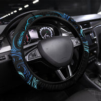 Samoa Siva Afi Steering Wheel Cover Fireknife Fire Dance Pacific Tribal Motif