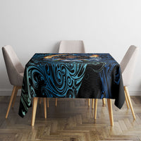 Samoa Siva Afi Tablecloth Fireknife Fire Dance Pacific Tribal Motif