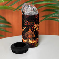 Samoa Siva Afi Dance Fireknife 4 in 1 Can Cooler Tumbler Polynesian Heritage Fire Dance