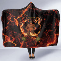 Samoa Siva Afi Dance Fireknife Hooded Blanket Polynesian Heritage Fire Dance