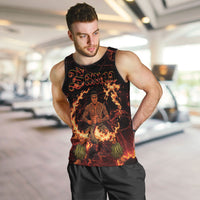 Samoa Siva Afi Dance Fireknife Men Tank Top Polynesian Heritage Fire Dance