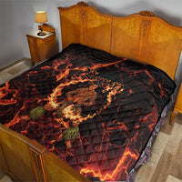 Samoa Siva Afi Dance Fireknife Quilt Polynesian Heritage Fire Dance