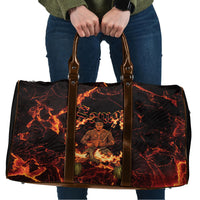 Samoa Siva Afi Dance Fireknife Travel Bag Polynesian Heritage Fire Dance