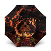 Samoa Siva Afi Dance Fireknife Umbrella Polynesian Heritage Fire Dance