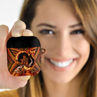 Samoa Siva Afi Dance Fireknife AirPods Case Samoan Tribal Motif Dancing in the Fire