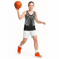 Samoan Ula Nifo Afi Tribal Basketball Jersey Polynesian Pattern
