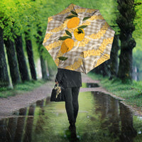 Maku'e Hawaiian Mango Palaka Umbrella Aloha Hibiscus Pikake Lei