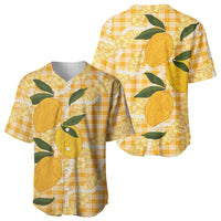 Alani Hawaiian Mango Palaka Baseball Jersey Aloha Hibiscus Pikake Lei