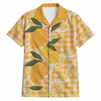 Alani Hawaiian Mango Palaka Hawaiian Shirt Aloha Hibiscus Pikake Lei