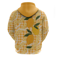 Alani Hawaiian Mango Palaka Hoodie Aloha Hibiscus Pikake Lei