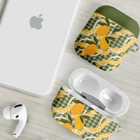 Uliuli Ahiahia Hawaiian Mango Palaka AirPods Case Aloha Hibiscus Pikake Lei