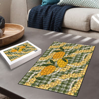 Uliuli Ahiahia Hawaiian Mango Palaka Puzzle Aloha Hibiscus Pikake Lei