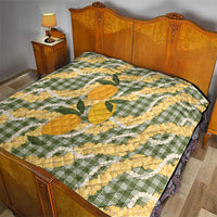 Uliuli Ahiahia Hawaiian Mango Palaka Quilt Aloha Hibiscus Pikake Lei