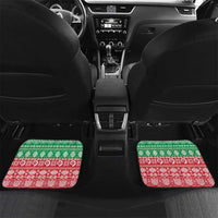 Personalised Vanuatu Joyeux Noel Car Mats Proud To Be a Ni-Van Sand Drawing Art - Polynesian Pride