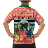Personalised Penama Joyeux Noel Family Matching Mermaid Dress and Hawaiian Shirt Proud To Be a Ni-Van Sand Drawing Art LT9 - Polynesian Pride