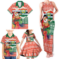 Personalised Penama Joyeux Noel Family Matching Tank Maxi Dress and Hawaiian Shirt Proud To Be a Ni-Van Sand Drawing Art LT9 - Polynesian Pride