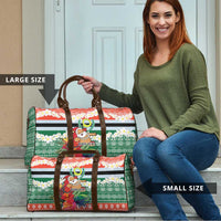 Personalised Penama Joyeux Noel Travel Bag Proud To Be a Ni-Van Sand Drawing Art - Polynesian Pride
