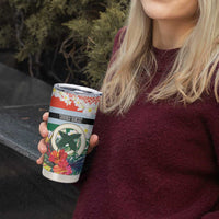 Personalised Penama Joyeux Noel Tumbler Cup Proud To Be a Ni-Van Sand Drawing Art - Polynesian Pride