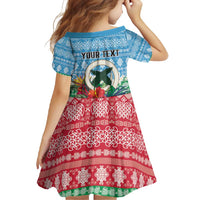 Personalised Sanma Joyeux Noel Family Matching Off Shoulder Maxi Dress and Hawaiian Shirt Proud To Be a Ni-Van Sand Drawing Art LT9 - Polynesian Pride