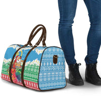 Personalised Sanma Joyeux Noel Travel Bag Proud To Be a Ni-Van Sand Drawing Art - Polynesian Pride