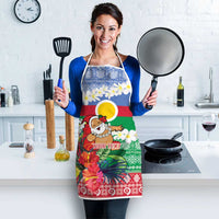 Personalised Shefa Joyeux Noel Apron Proud To Be a Ni-Van Sand Drawing Art - Polynesian Pride