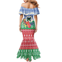 Personalised Shefa Joyeux Noel Family Matching Mermaid Dress and Hawaiian Shirt Proud To Be a Ni-Van Sand Drawing Art LT9 - Polynesian Pride