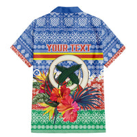 Personalised Tafea Joyeux Noel Family Matching Mermaid Dress and Hawaiian Shirt Proud To Be a Ni-Van Sand Drawing Art LT9 - Polynesian Pride