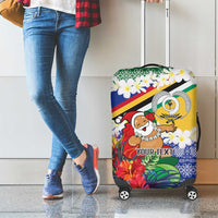 Personalised Torba Joyeux Noel Luggage Cover Proud To Be a Ni-Van Sand Drawing Art - Polynesian Pride
