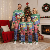 Personalised Torba Joyeux Noel Christmas Pajama Set Proud To Be a Ni-Van Sand Drawing Art - Polynesian Pride