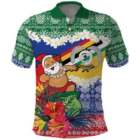 Personalised Torba Joyeux Noel Polo Shirt Proud To Be a Ni-Van Sand Drawing Art - Polynesian Pride