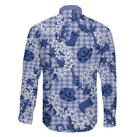 Mokihana Maile Ilima Leis Paniolo Palaka Family Matching Short Sleeve Bodycon Dress and Hawaiian Shirt Hawaiian Polu Spirit LT9 - Polynesian Pride