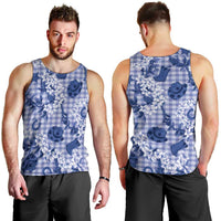 Mokihana Maile Ilima Leis Paniolo Palaka Men Tank Top Hawaiian Polu Spirit - Polynesian Pride