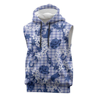 Mokihana Maile Ilima Leis Paniolo Palaka Sleeveless Hoodie Hawaiian Polu Spirit - Polynesian Pride