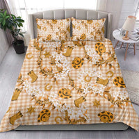 Mokihana Maile Ilima Leis Paniolo Palaka Bedding Set Hawaiian Kula Spirit LT9 - Polynesian Pride